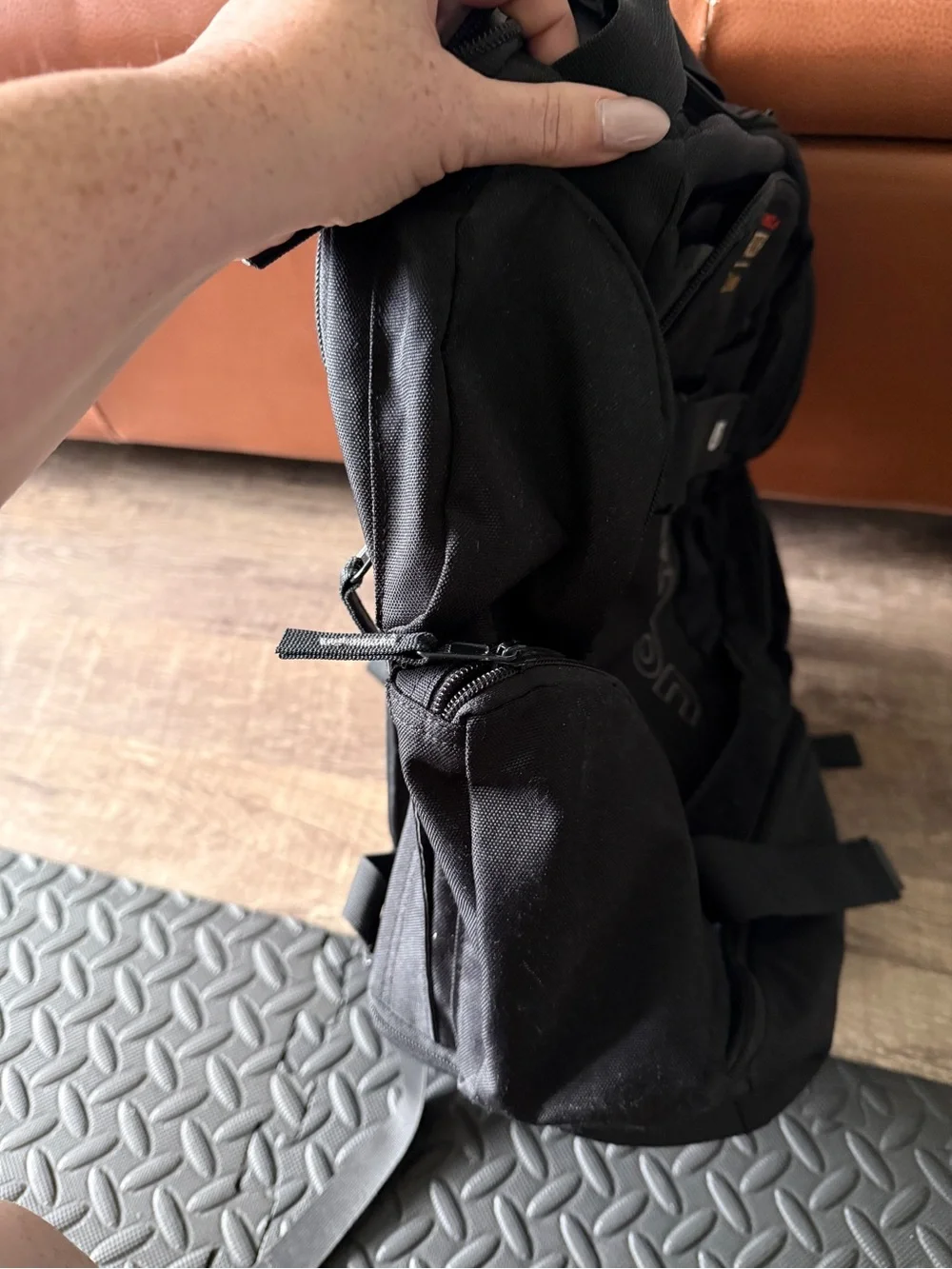 Burton Black Men's Backpack with Pacífico Patch